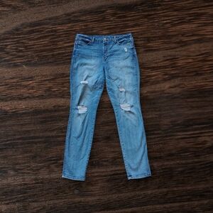 Rewash Light Blue Distressed Skinny Jeans